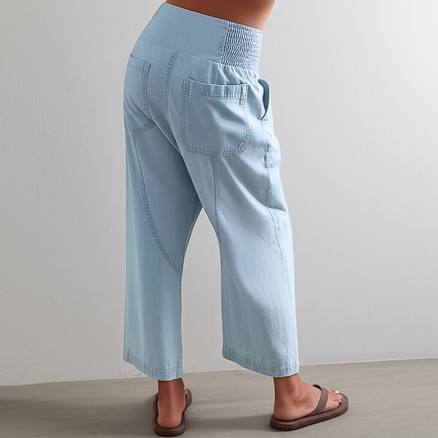 ISLA OVERSIZED DENIM PANT