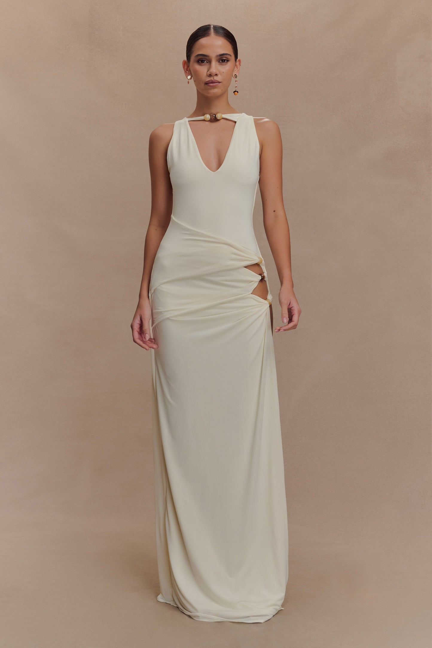 Valencia Beaded Fluid Maxi