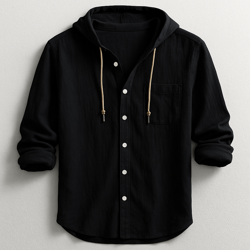 VALERIO RELAXED HOODED SHIRT