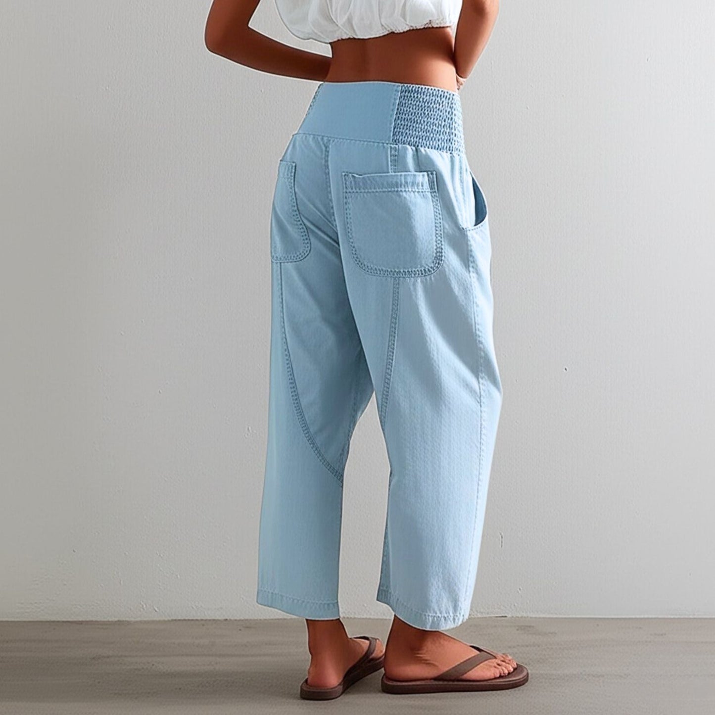 ISLA OVERSIZED DENIM PANT
