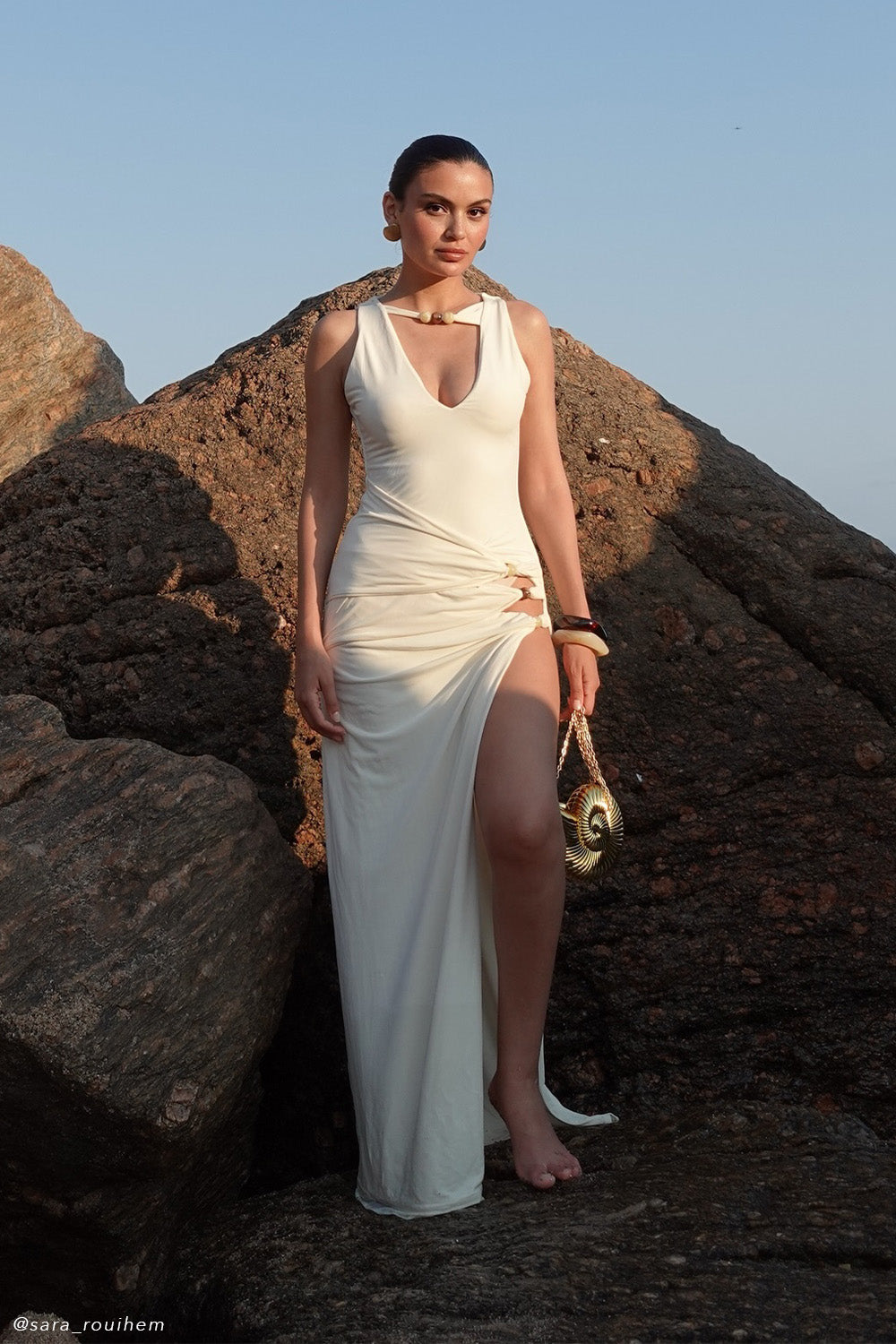 Valencia Beaded Fluid Maxi