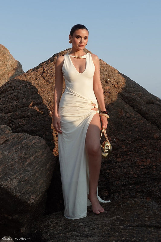 Valencia Beaded Fluid Maxi