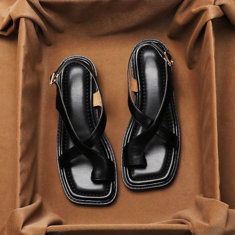 Noire Italian Leather Sandals