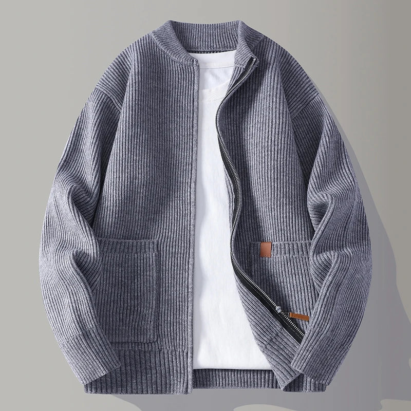 MAXIMUS EVERYDAY RIB KNIT JACKET