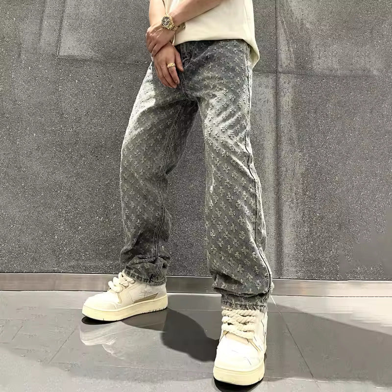 ENZO JACQUARD JEANS