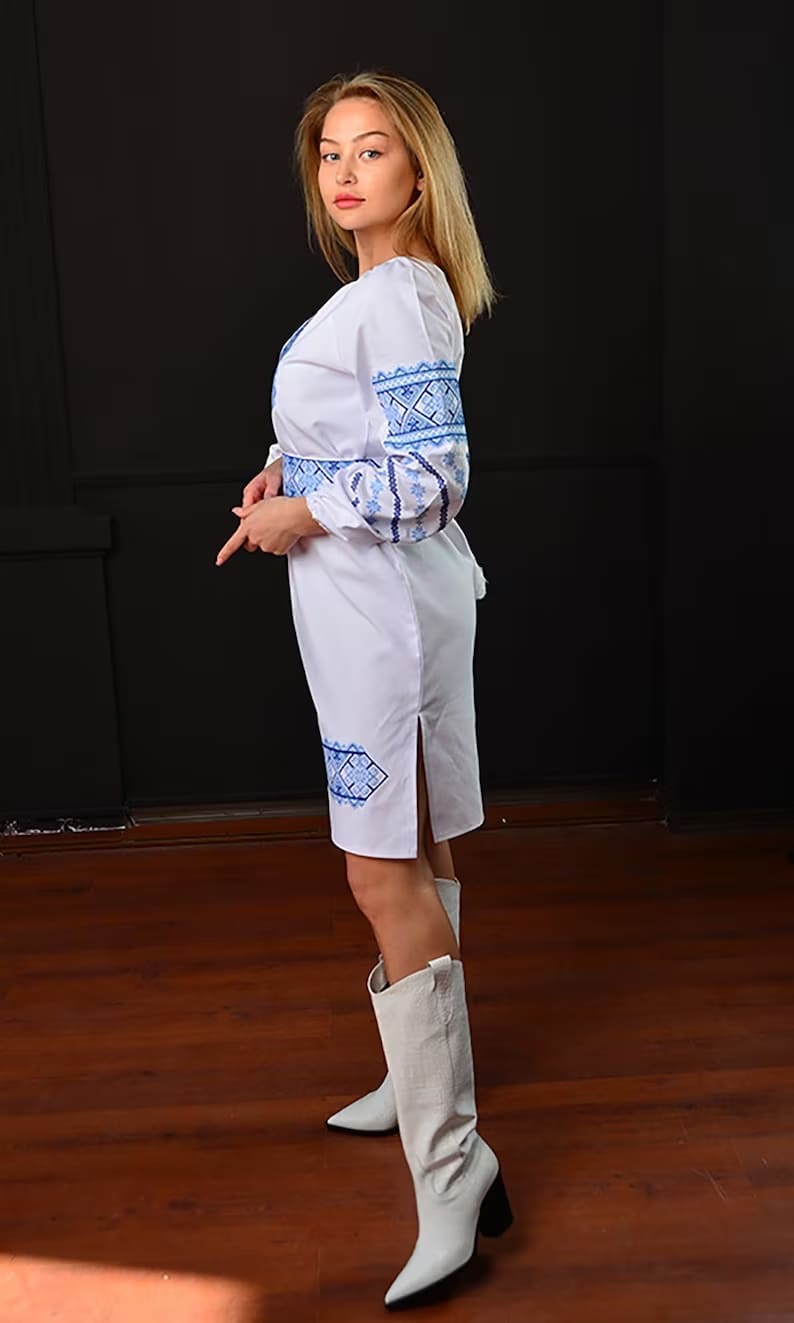 Isla Traditional Stitch Dress