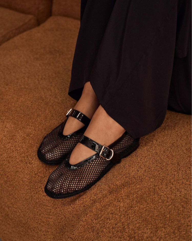 Aeden Mesh Ballet Flats