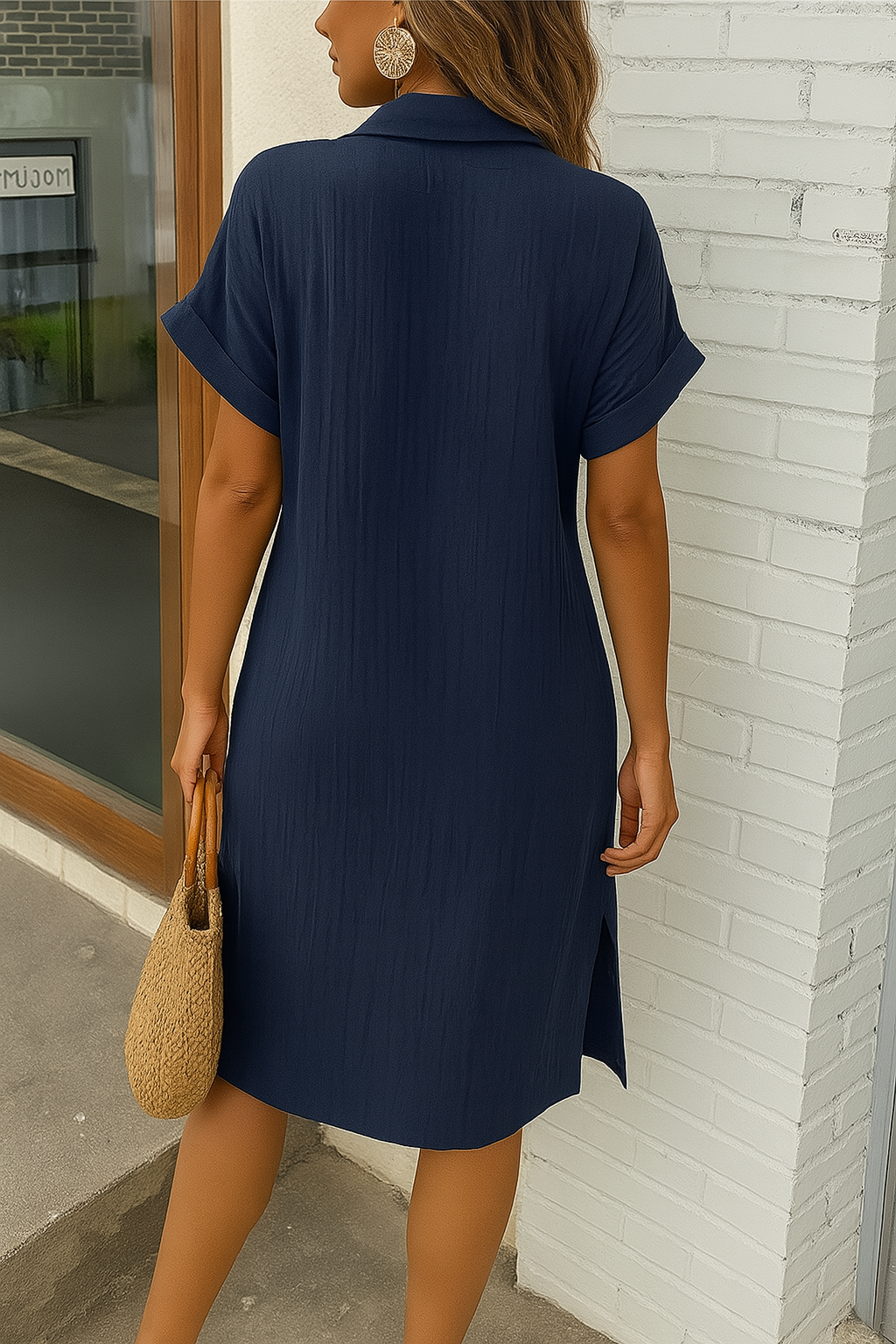ELYSIAN BREEZY SHIRTDRESS