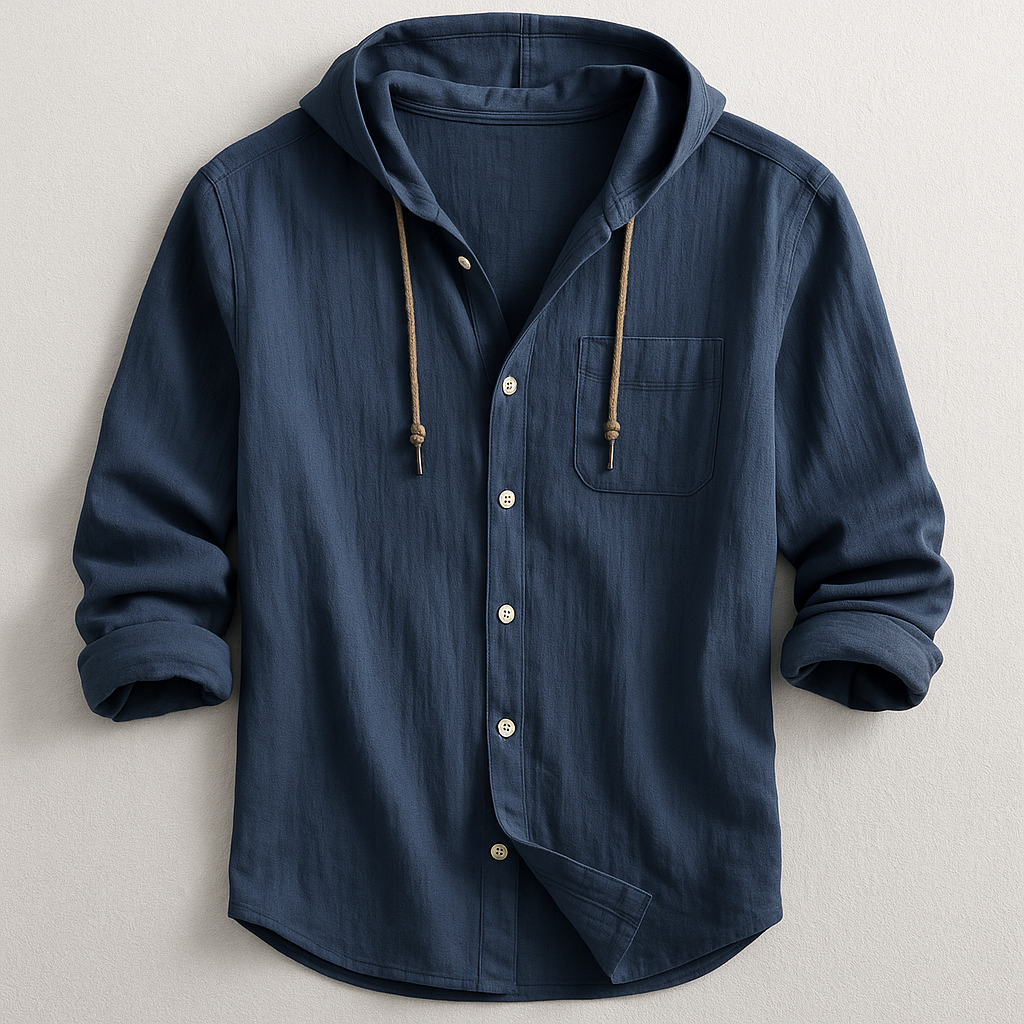 VALERIO RELAXED HOODED SHIRT