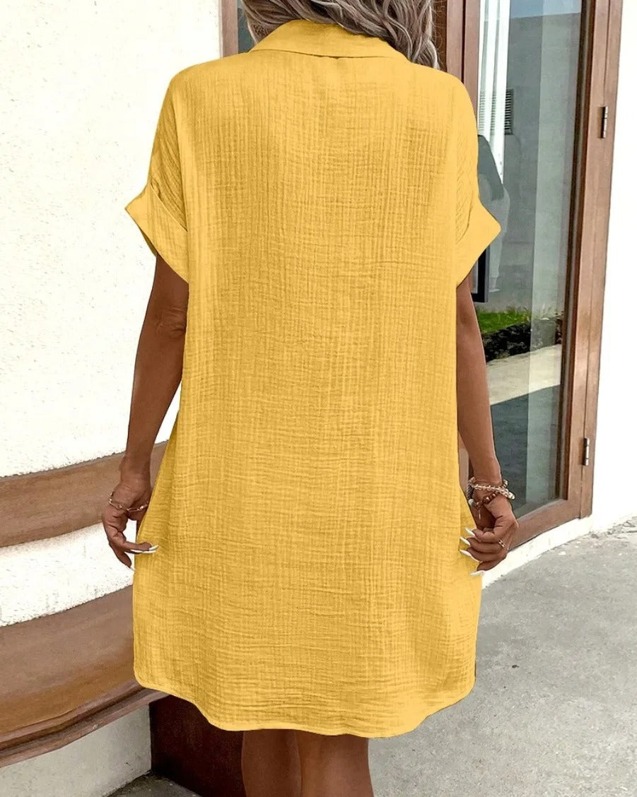 ELYSIAN BREEZY SHIRTDRESS