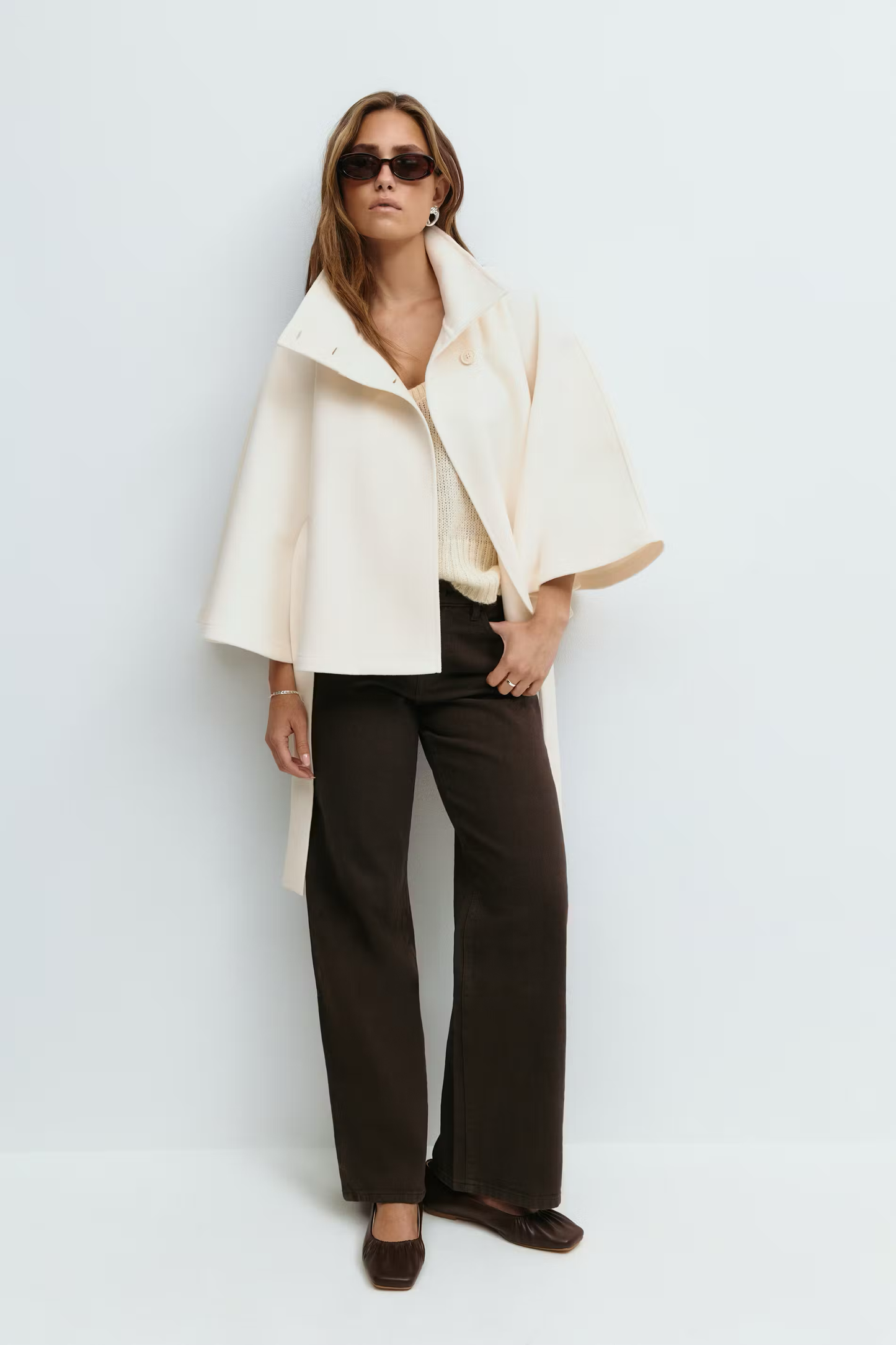 ISABELLA CHIC BELT CAPE JACKET