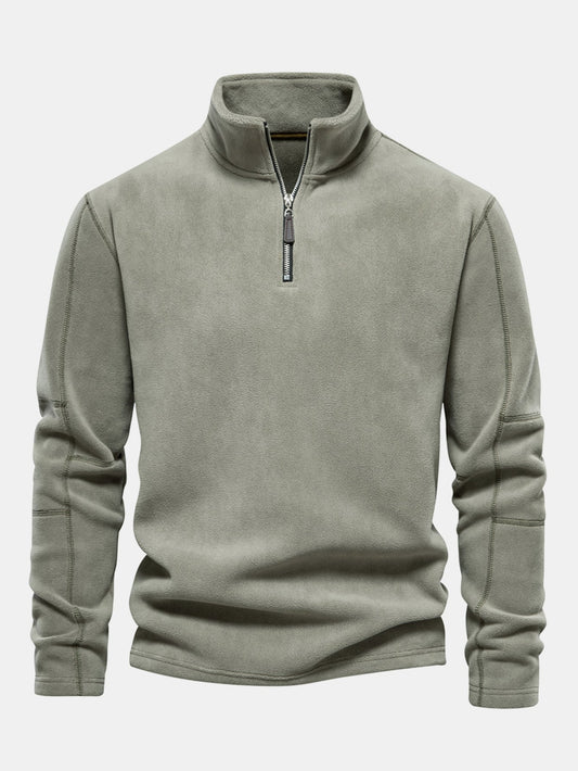 MARCELLO POLAR ZIP SWEATER