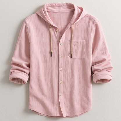 VALERIO RELAXED HOODED SHIRT