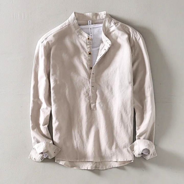 METRO MODERN LINEN SHIRT