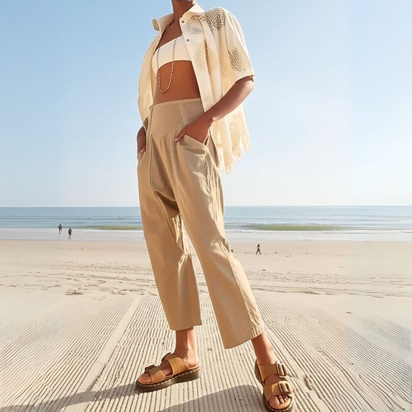 ISLA OVERSIZED DENIM PANT