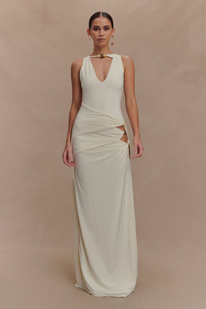 Valencia Beaded Fluid Maxi