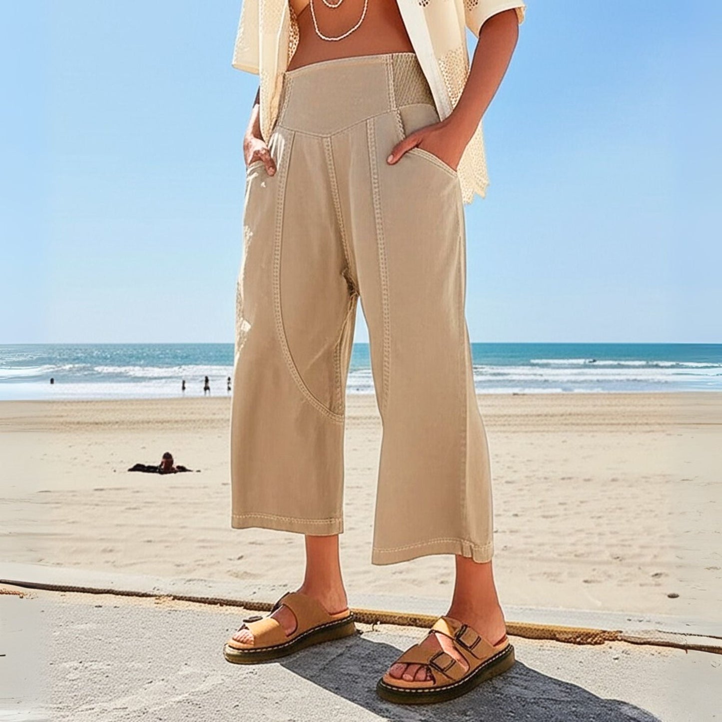 ISLA OVERSIZED DENIM PANT