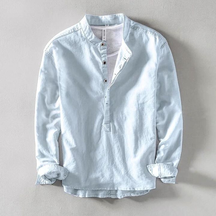 METRO MODERN LINEN SHIRT
