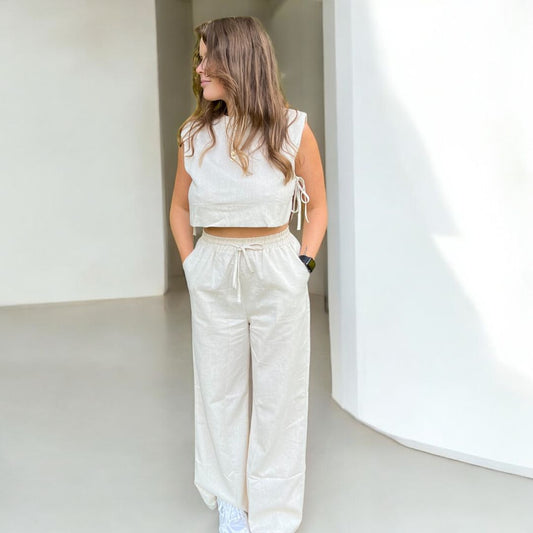 Millie Linen Duo Set