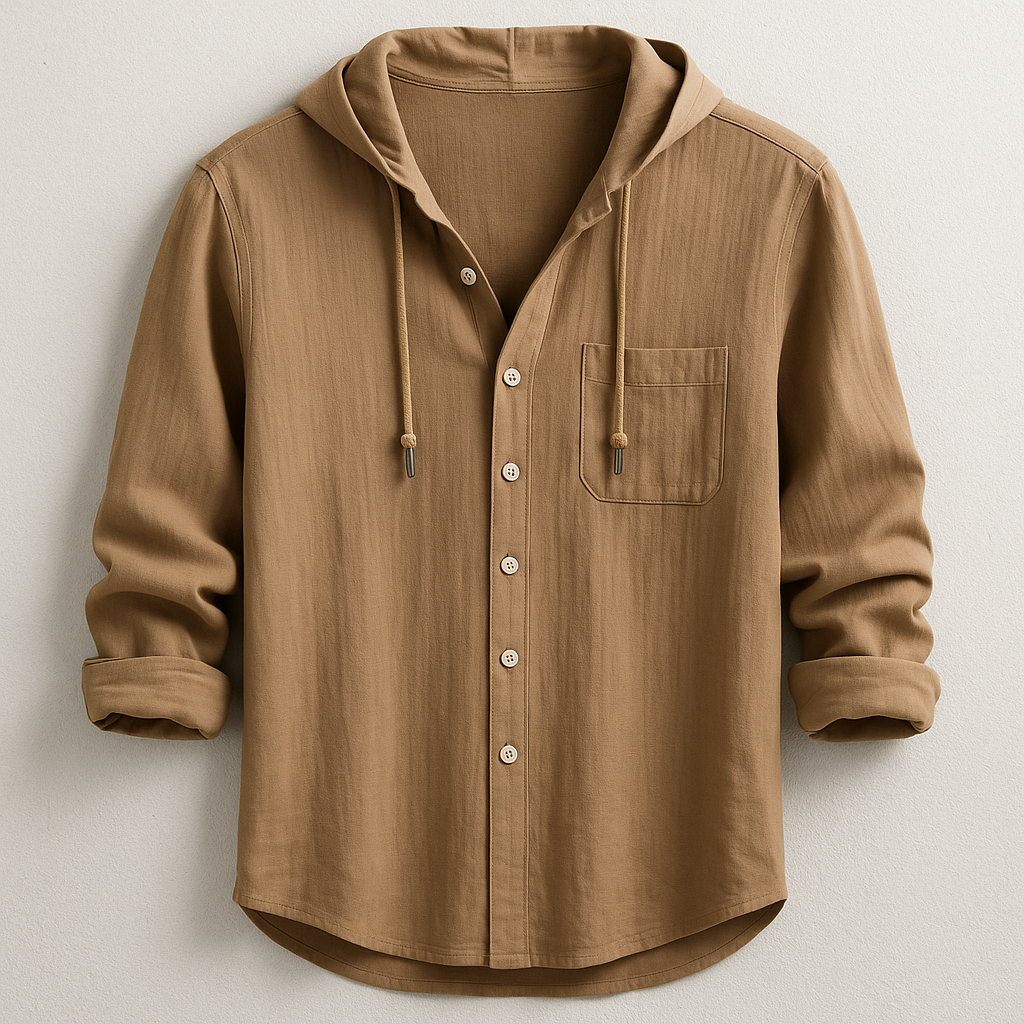 VALERIO RELAXED HOODED SHIRT