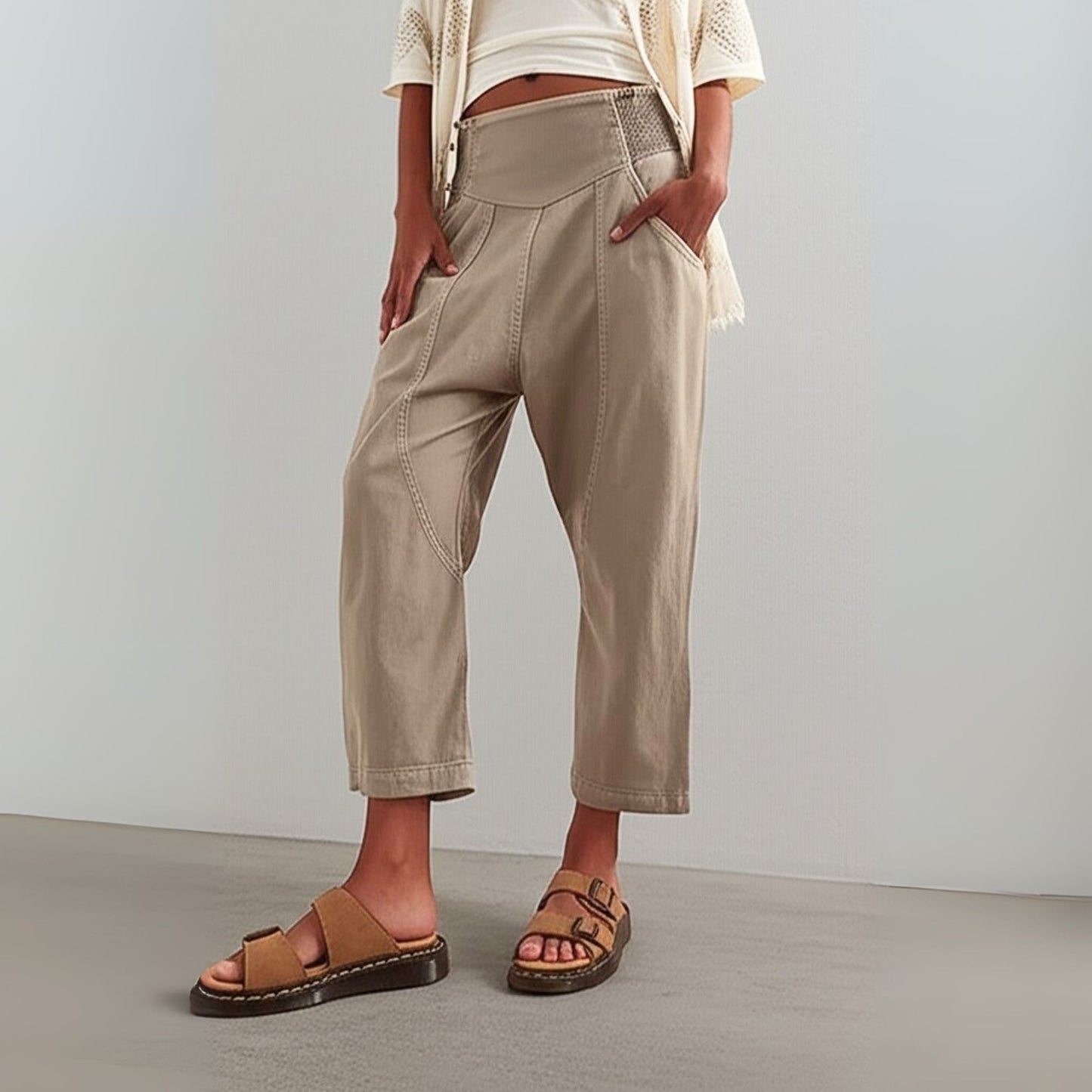 ISLA OVERSIZED DENIM PANT
