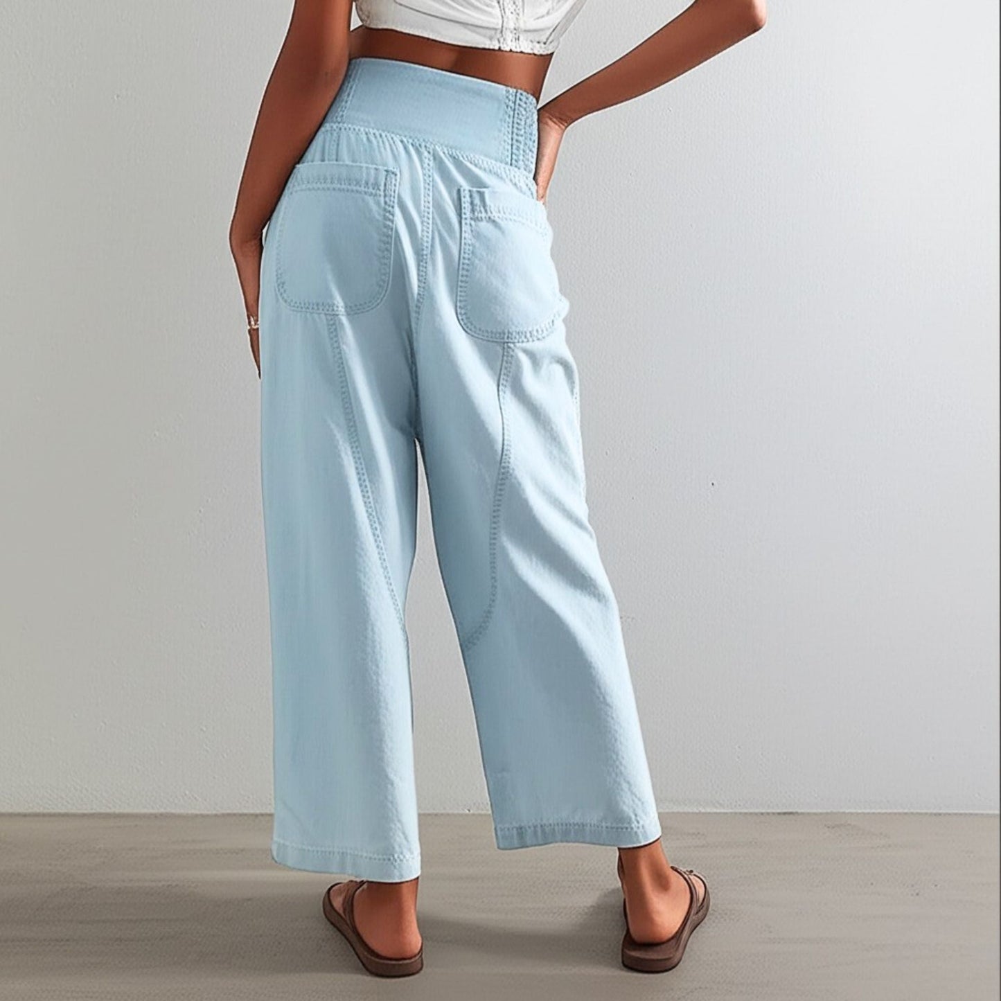 ISLA OVERSIZED DENIM PANT