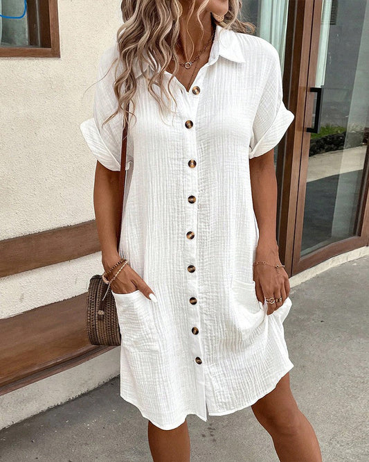 ELYSIAN BREEZY SHIRTDRESS