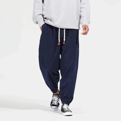 Tokyo Pleated Cotton Pant