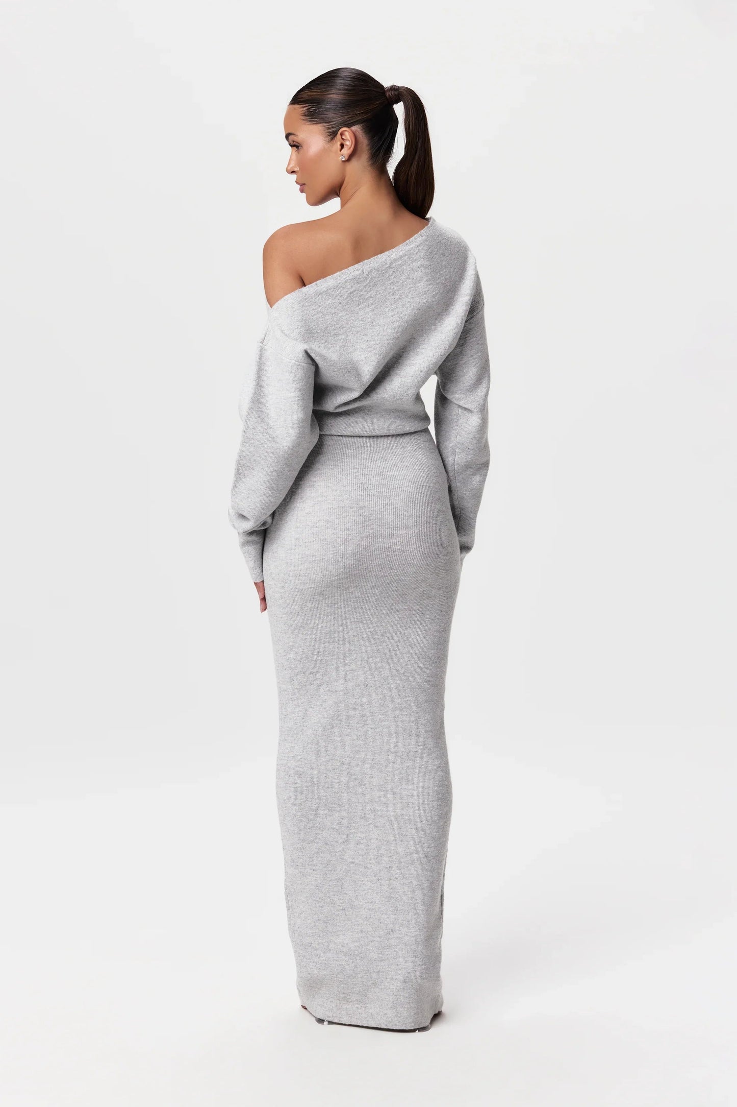 AURORA SHOULDER REVEAL DRESS