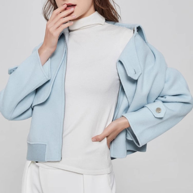 Elysian Architectural Wool Blazer