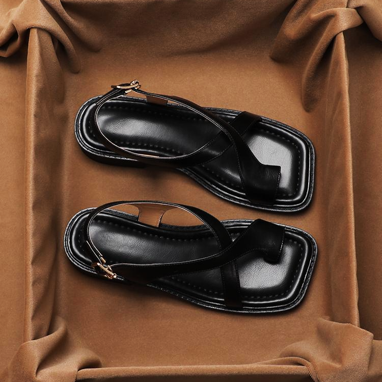 Noire Italian Leather Sandals