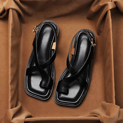 Noire Italian Leather Sandals