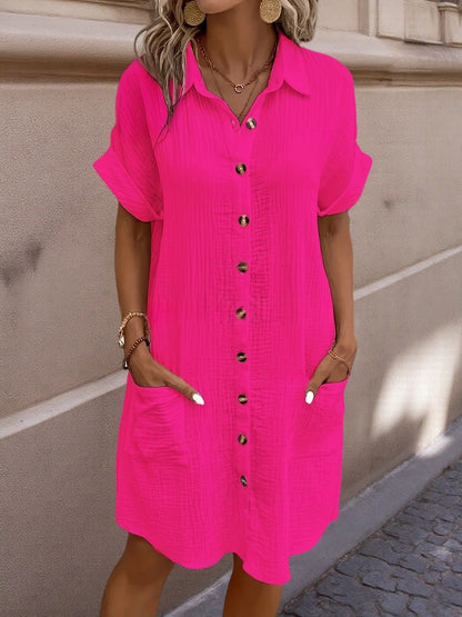 ELYSIAN BREEZY SHIRTDRESS