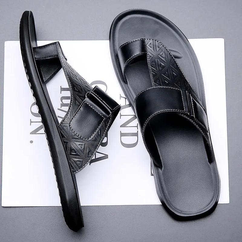 ASHMERE LEATHER SANDALS