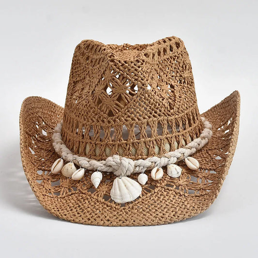 Coastal Seashell Straw Hat