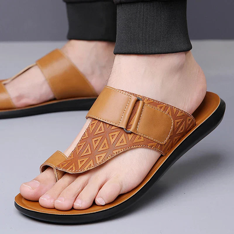 ASHMERE LEATHER SANDALS