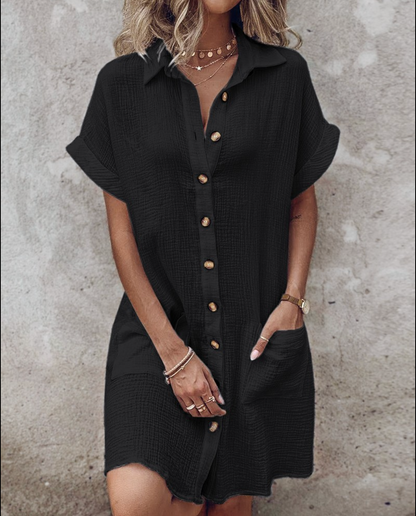ELYSIAN BREEZY SHIRTDRESS