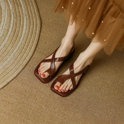Noire Italian Leather Sandals