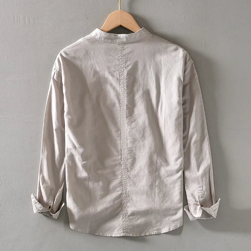 METRO MODERN LINEN SHIRT