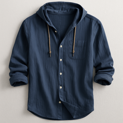 VALERIO RELAXED HOODED SHIRT