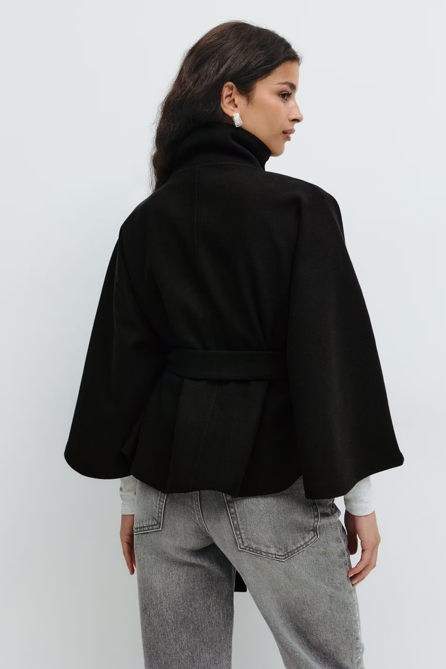 ISABELLA CHIC BELT CAPE JACKET