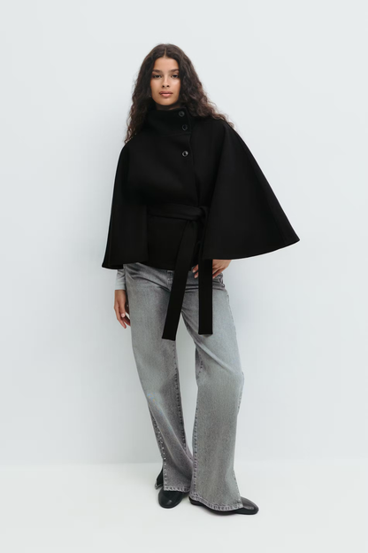 ISABELLA CHIC BELT CAPE JACKET