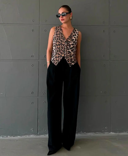VALENTINA FIERCE PRINT VEST