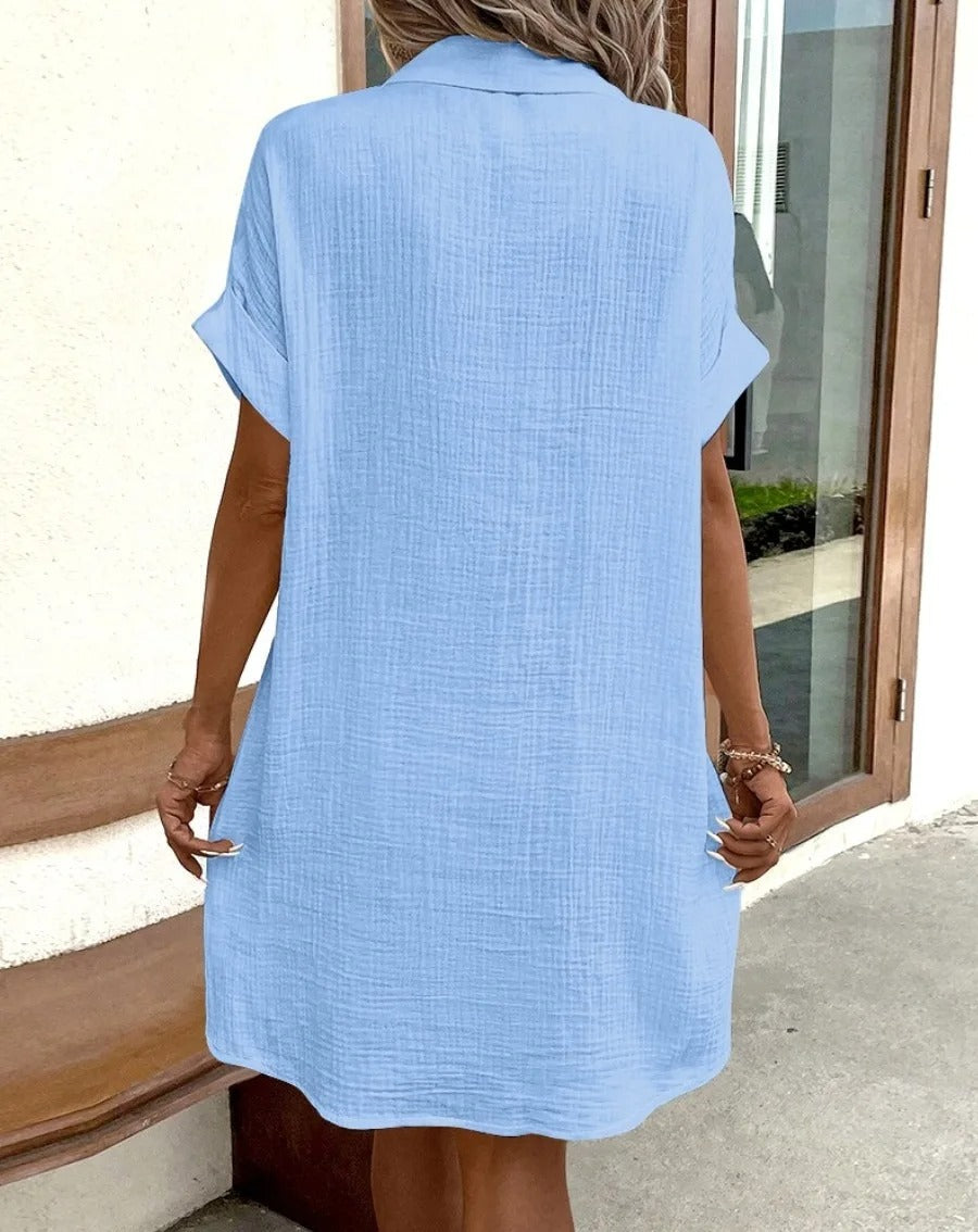 ELYSIAN BREEZY SHIRTDRESS