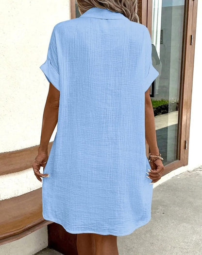 ELYSIAN BREEZY SHIRTDRESS
