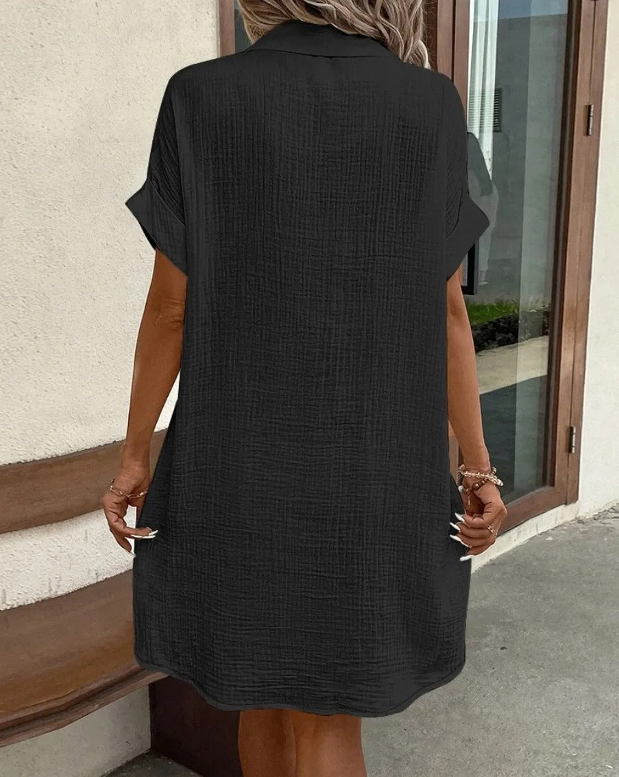 ELYSIAN BREEZY SHIRTDRESS