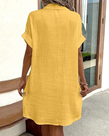 ELYSIAN BREEZY SHIRTDRESS
