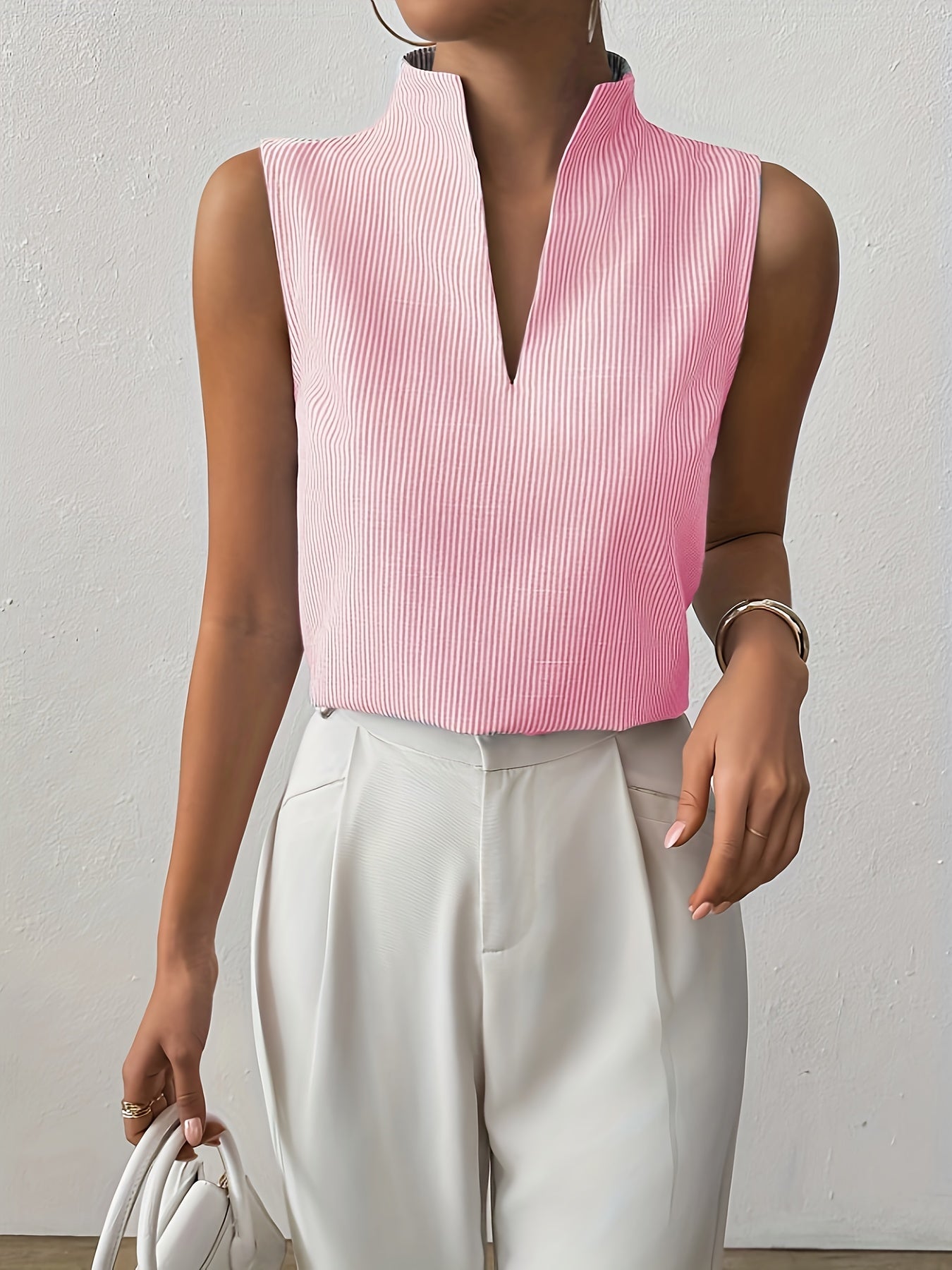 CAMILA EDGE STRIPE TANK