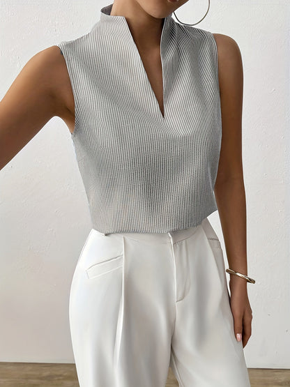 CAMILA EDGE STRIPE TANK