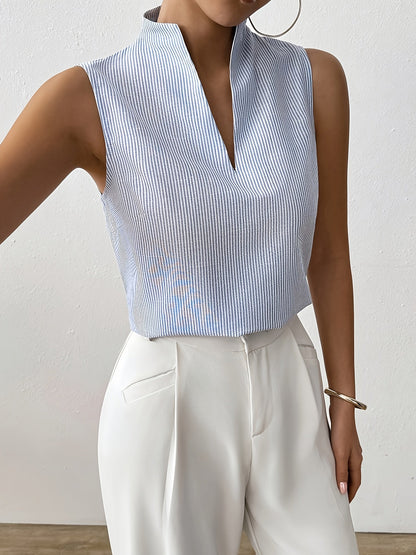 CAMILA EDGE STRIPE TANK